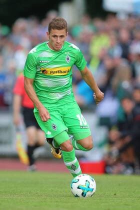 Thorgan Hazard (Moenchengladbach) waehrend des Testspiels der Borussia Moenchengladbach gegen OGC Nizza am 20.07.2017 in Rottach-Egern. Rottach-Egern Copyright: xEngelbrecht Eibner-Pressefotox EP_MET