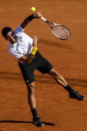 170720 Fernando Verdasco, Spanien under dag 5 av Swedish Open den 20 juli 2017 i Bastad.  Copyright: AndersxBjurö ST170720AAB1E