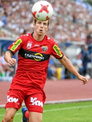 SOCCER - UEFA EL quali, Brest vs Altach BREST,BELARUS,20.JUL.17 - SOCCER - UEFA Europa League qualification, FK Dinamo Brest vs SCR Altach. Image shows Stefan Nutz (Altach). GEPAxpictures xOliverxLerch