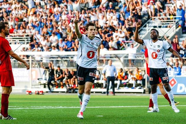 Fotball , 20. juli 2017 , UEFA Europe League Odd - FC Vaduz Stefan Mladenovic, Odd Foto: Christoffer Hansen , Digitalsport 