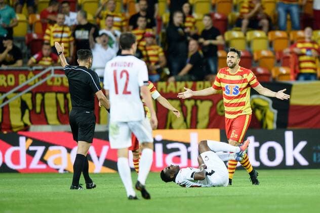 2017.07.20, Bialystok, Pilka nozna, UEFA Liga Europy Sezon 2017 2018, II Runda Elimacyjna Mecz Jagiellonia Bialystok - FK Gabala N z Gutieri Tomelin Foto Rafal Oleksiewicz PressFocus NEWSPIX.PL 2017.07.20, Bialystok, Football, UEFA Europa League Season 2017 2018, Second Qualifying Round Jagiellonia Bialystok - FK Gabala Gutieri Tomelin Credit Rafal Oleksiewicz PressFocus --- Newspix.pl  20170720PF_RO3178