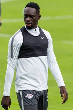 Seefeld, Oesterreich, 20.07.2017, Trainingslager RB Leipzig, Jean-Kevin Augustin (RBL) guckt ( DeFodi507