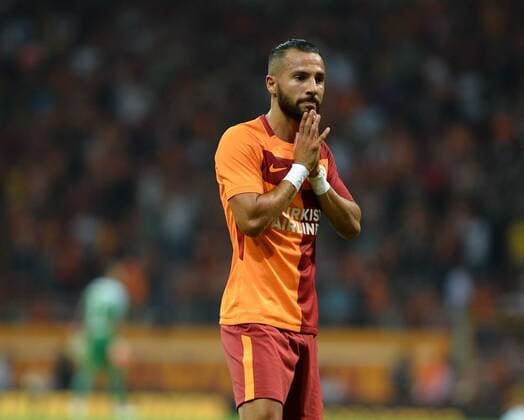 Yasin Oztekin of Galatasaray during the UEFA Europaleague Qualifier 3rd round, 2nd leg match between Galatasaray and Ostersund FC at Turk Telekom Arena in Istanbul , Turkey on July 20, 2017. Final Score : Galatasaray 1 - Ostersund FC 