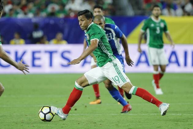 Mexico s player Angel Sepulveda (c) in action during a match between Mexico and Honduras for the Gold Cup at the Stadium of the University of Phoenix, in Glendale, Arizona, USA, 20 July 2017. MEXICO VS HONDURAS !ACHTUNG: NUR REDAKTIONELLE NUTZUNG!  Copyright: xJosexMendezx COP07 20170721-636362157012654308