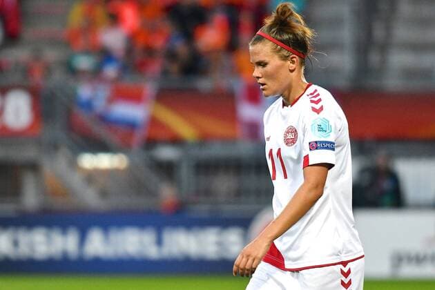 20.07.2017, Sparta-Stadion Het Kasteel, Rotterdam, NED, UEFA Frauen EM 2017, Niederlande vs Daenemark, Gruppe A, im Bild Katrine Veje of Denmark Katrine Veje of Denmark during the group A match of UEFA Women s EURO 2017 between Netherlands and Denmark at the Sparta-Stadion Het Kasteel in Rotterdam, Netherlands on 2017 07 20. Rotterdam  EP_fil  