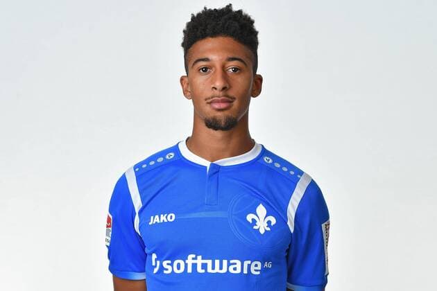 20.07.2017, xfux, Fussball 2.Bundesliga, SV Darmstadt 98 Fototermin 2017 2018, Fußball, GER 2.BL Porträttermin 2017 2018, emonline, Orrin McKinze Gaines (SV Darmstadt 98) Darmstadt