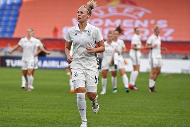 Germany Women v Italy UEFA Women s Euros 2017 Kristin Demann of Germany warms up pictured ahead of the UEFA Women s Euros 2017 match at Koning Willem II Stadion, Tilburg Copyright: xKristianxKanex FIL-10422-0005 UK Newspapers OUT