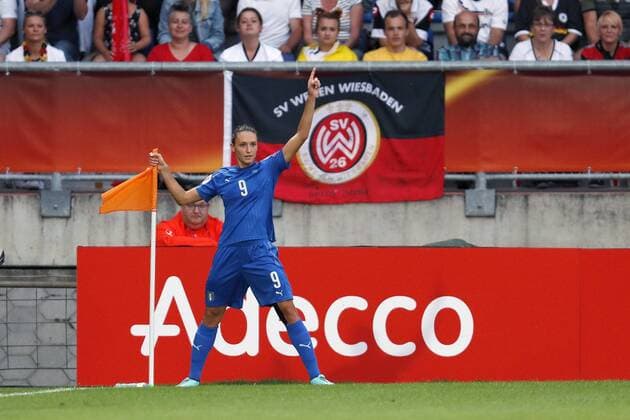 Ilaria Mauro of Italy Women during the UEFA WEURO 2017 Group B group stage match between Germany and Italy at Koning Willem II stadium on July 21, 2017 in Tilburg, The Netherlands Women: Germany v Italy UEFA WEURO 2017 2017 2018 xVIxVIxImagesx xMauricexvanxSteenxIVx 8279339