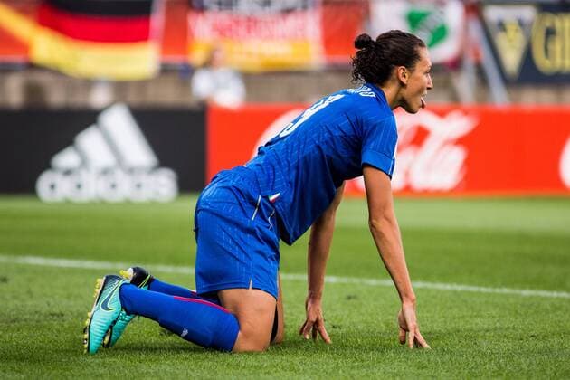 NLD, Tilburg, UEFA Women s Euro 2017, Deutschland (GER) vs Italien (ITA) 21.07.2017, Koenig Willem II Stadion , Tilburg, NLD, Tilburg, UEFA Women s Euro 2017, Deutschland (GER) vs Italien (ITA), im Bild picture shows Ilaria Mauro (Italien 9) (Italy 9), nordphotox xRauch nph00251