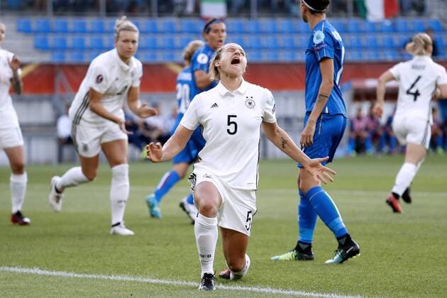 PETER Babett Team Deutschland UEFA Frauen Fussball Europameisterschaften 2017 in Holland Spiel Deutschland-Italien 2 : 1 am 21. Juli 2017 in Tilburg 