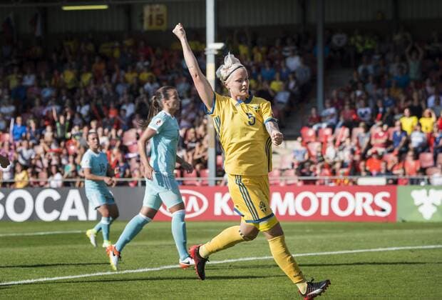 Nilla Fischer Women s Euro 2017, Sweden - Russia, 2-0, De Adelaarhorst Stadion, Deventer, Netherlands, 2017-07-17  xTÄRNHUVUDxANNAx AB_110250351