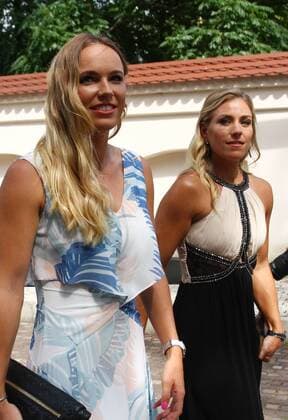 2017.07.22 Krakow Tenis Agnieszka Radwanska - slub N z Caroline Wozniacki, Angelique Kerber Foto Krzysztof Porebski PressFocus 2017.07.22 Krakow Tennis Agnieszka Radwanska - slub Caroline Wozniacki, Angelique Kerber Credit: Krzysztof Porebski PressFocus NEWSPIX.PL --- Newspix.pl  20170722PF_KP044