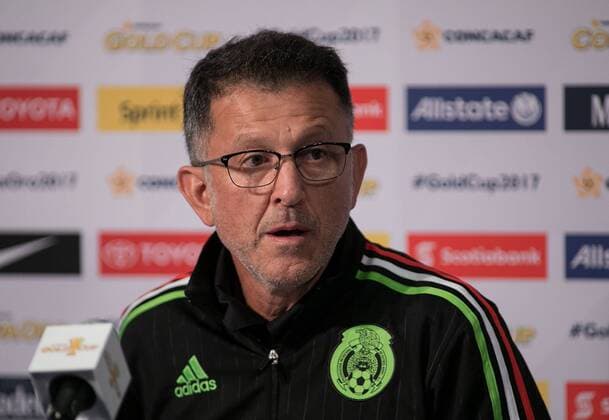 July 22, 2017 - Pasadena, California, U.S - Juan Carlos Osorio, coach of the national team Nationalteam of Mexico attends a Gold Cup soccer conference at the Rose Bowl in Pasadena California on Saturday, July 22, 2017. Juan Carlos Osorio press conference PK Pressekonferenz - ZUMAp124 20170722_zaa_p124_025 Copyright: xArianaxRuizx