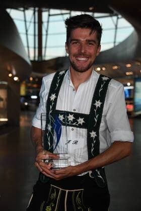 Johannes Rydzek Verleihung des Bayerischen Sportpreis 2017 Auszeichnung, Ehrung, Preis BMW Welt München 22. Juli 2017