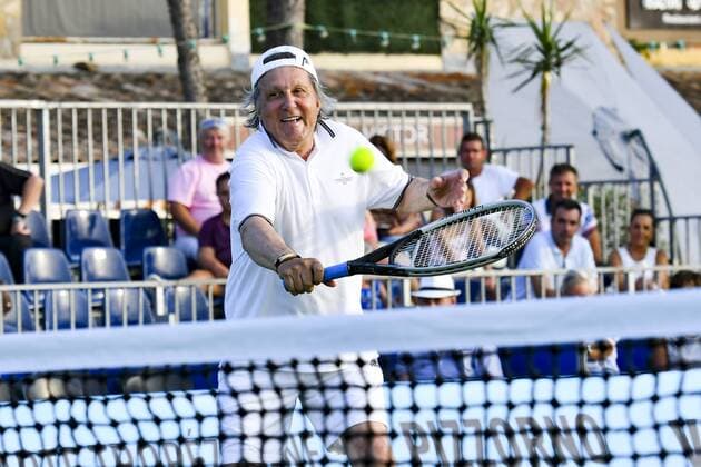 Ilie Nastase CELEBRITES : Classic Tennis Tour 2017 - Saint Tropez - 22 07 2017 NorbertScanella Panoramic 