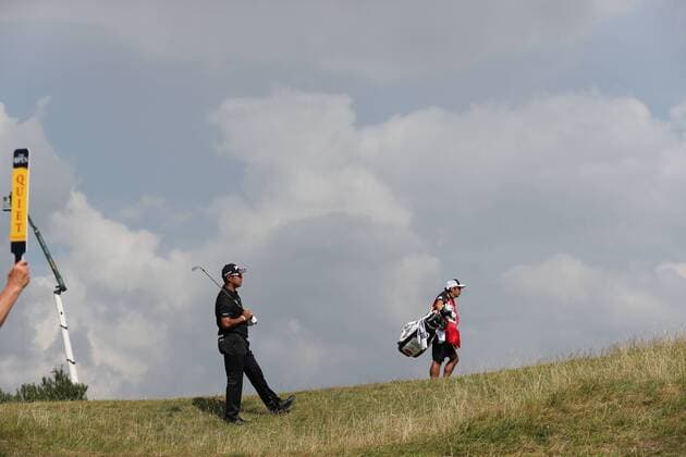 Hideki Matsuyama (JPN), JULY 22, 2017 - Golf : Hideki Matsuyama of Japan on the 9th hole during the third round of the 146th British Open Golf Championship at Royal Birkdale Golf Club in Southport, Merseyside, England. NOxTHIRDxPARTYxSALES.  (waha021098)