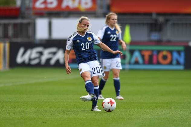 Kristy Smith (Schottland , Scotland) (20) Passbewegung, Fussball, UEFA Women s EURO 2017, Schottland - Portugal, xmkx