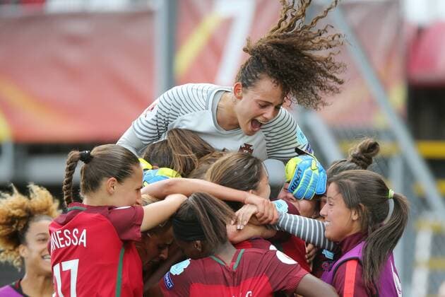 goalkeeper Patricia Morais of Portugal women during the UEFA WEURO 2017 Group D group stage match between Scotland and Portugal at the Sparta stadium Het Kasteel on July 23, 2017 in Rotterdam, The Netherlands Women: Scotland v Portugal UEFA WEURO 2017 2017 2018 xVIxVIxImagesx xTomxBodexMultimediaxIVx 8296014