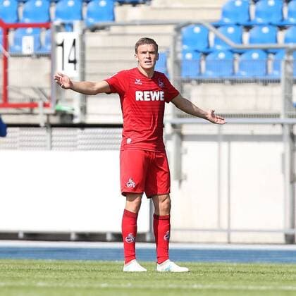 Artjoms Rudnevs (1. FC Köln) - Testspiel Saison 2017-2018 Eintracht Braunschweig vs. 1. FC Köln im Eintracht Stadion in Braunschweig - Freisteller,Aktion,Deutschland, Fussball, Mann, Maenner,23.07.2017