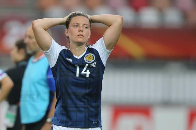 Rachel Corsie of Scotland women during the UEFA WEURO 2017 Group D group stage match between Scotland and Portugal at the Sparta stadium Het Kasteel on July 23, 2017 in Rotterdam, The Netherlands Women: Scotland v Portugal UEFA WEURO 2017 2017 2018 xVIxVIxImagesx xTomxBodexMultimediaxIVx 8297110