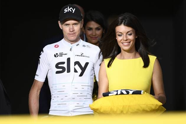 British Chris Froome of Team Sky pictured after the 104th edition of the Tour de France cycling race, in Paris, France, Sunday 23 July 2017. This year s Tour de France takes place from July first to July 23rd. YORICKxJANSENS  x05137585x