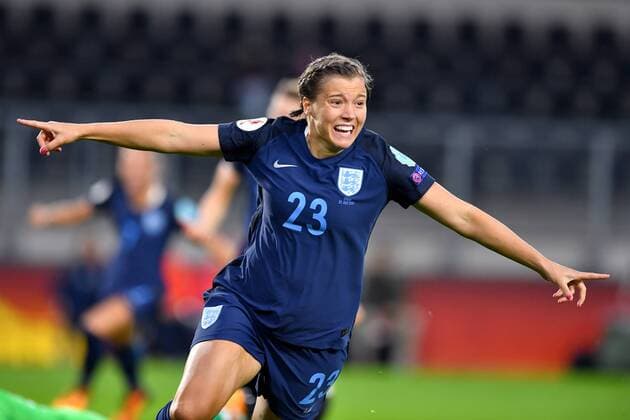 SOCCER - UEFA EURO EM Europameisterschaft Fussball 2017, ENG vs ESP BREDA,NETHERLANDS,23.JUL.17 - WOMEN SOCCER - UEFA Women s European Championship EM Europameisterschaft 2017, Group D, England vs Spain. Image shows the rejoicing of Francesca Kirby (ENG). GEPAxpictures xFlorianxErtl