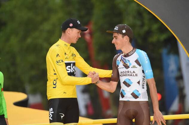 23-07-2017 Tour De France; Tappa 21 Montgeron - Paris; 2017, Ag2r La Mondiale; 2017, Team Sky; Bardet, Romain; Froome, Christopher; Paris; 