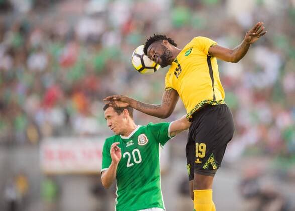 July 23, 2017 - Pasadena, California, USA - Pasadena, Ca. - July 23, 2017: The CONCACAF Gold Cup Semi-Final Game, Mexico vs Jamaica. Final score, Mexico 0, Jamaica 1 Ricardo Morris - ZUMAt139 20170723_zaa_t139_066 Copyright: xDavidxBernalx