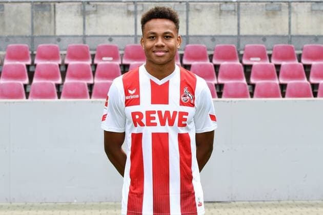Fußball, GER, 1.BL, Porträttermin 2017 2018, 1. FC Köln, Nikolas Nartey (FC Köln). Einzelbild, Portrait, Porträt.