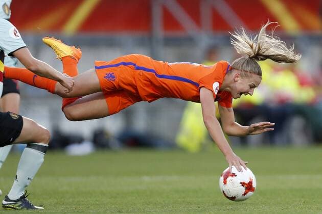 Fußball, Frauen EM, Belgien - Niederlande Jackie Groenen of Holland Women during the UEFA WEURO 2017 Group A group stage match between Belgium and The Netherlands at Koning Willem II stadium on July 24, 2017 in Tilburg, The Netherlands Women: Belgium v The Netherlands UEFA WEURO 2017 2017 2018 xVIxVIxImagesx xMauricexvanxSteenxIVx 8305136