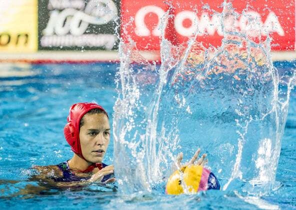 Quarterfinal WaterPolo Women s Hungary HUN (White Cup) Vs Canada CAN (Blue Cup) 1 Edina Gangl HUN Hungary Day 11 24 07 2017 XVII FINA World Championships Aquatics City Park - Varosliget Lake Budapest Hungary Photo Pasquale Mesiano Deepbluemedia Insidefoto pasqualexmesiano