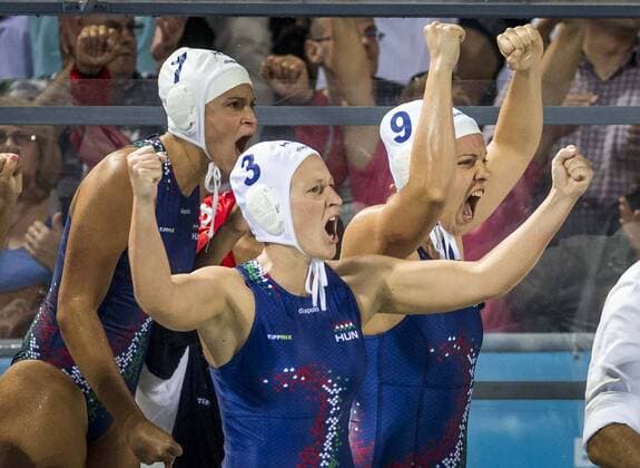 Quarterfinal WaterPolo Women s Hungary HUN (White Cup) Vs Canada CAN (Blue Cup) Team Hungary (HUN) Day 11 24 07 2017 XVII FINA World Championships Aquatics City Park - Varosliget Lake Budapest Hungary Photo Pasquale Mesiano Deepbluemedia Insidefoto pasqualexmesiano