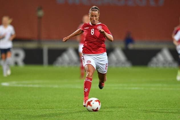 Fußball, Frauen EM, Norwegen - Dänemark Theresa Nielsen (Dänemark) (8) Vorwärtslauf, Fussball, UEFA Women s EURO 2017, Norwegen - Dänemark, xmkx