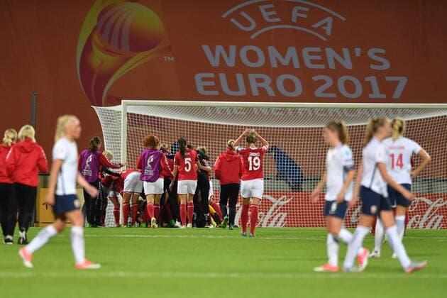 Jubel, Freuen, celebrate, happy, cheer , Goal Celebration Dänemark, Fussball, UEFA Women s EURO 2017, Norwegen - Dänemark, xmkx