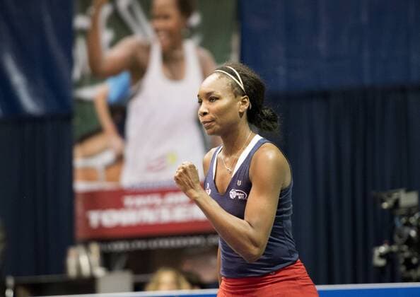 July 24, 2017 - Philadelphia, Pennsylvania, U.S - Tennis legend, VENUS WILLIAMS, in action against the Philadelphia Freedoms at St. Joseph s Hagen Arena in Philadelphia PA. Tennis 2017 Venus Williams Plays WTT In Philadelphia - ZUMArf1_ 20170724_zaf_rf1_016 Copyright: xRickyxFitchettx