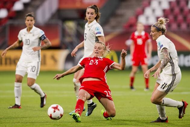 UTRECHT - 25-07-2017, EK Vrouwenvoetbal 2017, Women s Euro 2017, Stadion De Galgenwaard , Groepswedstrijd Rusland - Duitsland , Rusland speelster Elena Morozova Rusland - Duitsland  x1655350x