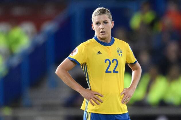Fußball, Frauen EM, Schweden - Italien 170725 Sveriges Olivia Schough i matchen mellan Sverige och Italien under dag 10 av fotbolls-EM den 25 juli 2017 i Doetinchem.  Copyright: CARLxSANDIN BB170725CS118