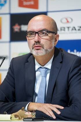 Gent s Marc Van Lysebetten pictured during a press conference PK Pressekonferenz of Belgian first division soccer team KAA Gent ahead of the first leg of the third qualifying round for the UEFA Europa League competition, Wednesday 26 July 2017 in Gent. KAA Gent plays against Austrian team Altach on Thursday. JASPERxJACOBS  x05139062x
