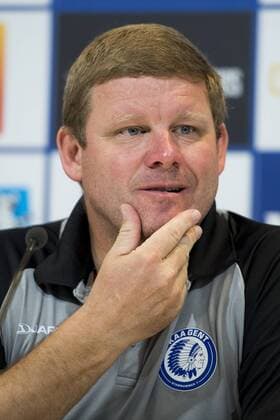 Gent s head coach Hein Vanhaezebrouck pictured during a press conference PK Pressekonferenz of Belgian first division soccer team KAA Gent ahead of the first leg of the third qualifying round for the UEFA Europa League competition, Wednesday 26 July 2017 in Gent. KAA Gent plays against Austrian team Altach on Thursday. JASPERxJACOBS  x05139078x