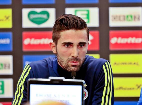 SOCCER - UEFA EL quali, Sturm vs Fenerbahce, preview GRAZ,AUSTRIA,26.JUL.17 - SOCCER - UEFA Europa League qualification, SK Sturm Graz vs Fenerbahce Istanbul, preview, press conference PK Pressekonferenz Fenerbahce. Image shows Hasan Ali Kaldirim (Fenerbahce). GEPAxpictures xHansxOberlaender