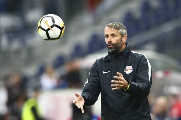 SOCCER - UEFA CL quali, RBS vs Rijeka SALZBURG,AUSTRIA,26.JUL.17 - SOCCER - UEFA Champions League qualification, Red Bull Salzburg vs HNK Rijeka. Image shows head coach Marco Rose (RBS). GEPAxpictures xFelixxRoittner