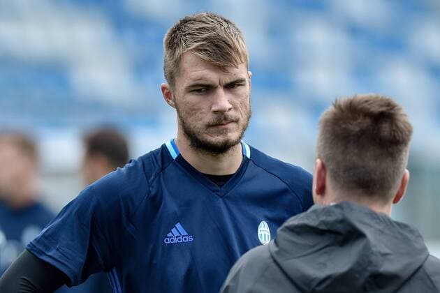 Forward of FK Mlada Boleslav Nikolay Komlichenko attends a training session prior to the 3rd qualifying round, 1st leg of Football European League match FK Mlada Boleslav vs Albanian Skenderbeu in Mlada Boleslav, Czech Republic, July 26, 2017. (CTKxPhoto RadekxPetrasek) CTKPhotoP201707260868001  PER 8