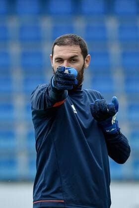 Goalkeeper of FK Mlada Boleslav Kamran Aghayev attends a training session prior to the 3rd qualifying round, 1st leg of Football European League match FK Mlada Boleslav vs Albanian Skenderbeu in Mlada Boleslav, Czech Republic, July 26, 2017. (CTKxPhoto RadekxPetrasek) CTKPhotoP201707260873101  PER 10
