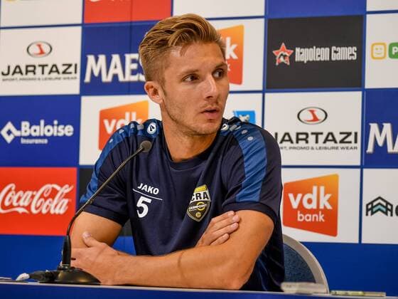 SOCCER - UEFA EL quali, Gent vs Altach, preview GENT,BELGIUM,26.JUL.17 - SOCCER - UEFA Europa League qualification, KAA Gent vs SCR Altach, preview, press conference PK Pressekonferenz Altach. Image shows Philipp Netzer (Altach). GEPAxpictures xOliverxLerch