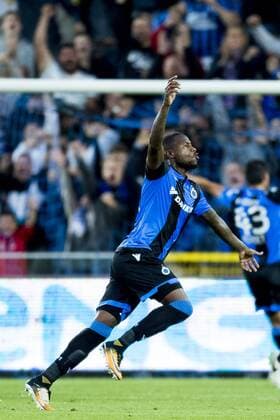 Club s Stefano Denswil celebrates after scoring the 2-0 goal from a free kick during a soccer game between Belgian team Club Brugge KSV and Turkish club Istanbul Basaksehir F.K., the first leg of the third qualifying round for the UEFA Champions League competition, Wednesday 26 July 2017 in Brugge. JASPERxJACOBS  x05139333x