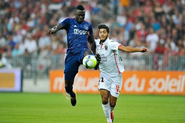 11 Bassem Srarfi (nice) - 05 Davinson Sanchez (ajax) FOOTBALL : Nice vs Ajax Amsterdam - Ligue des Champions - 26 07 2017 FEP Panoramic 