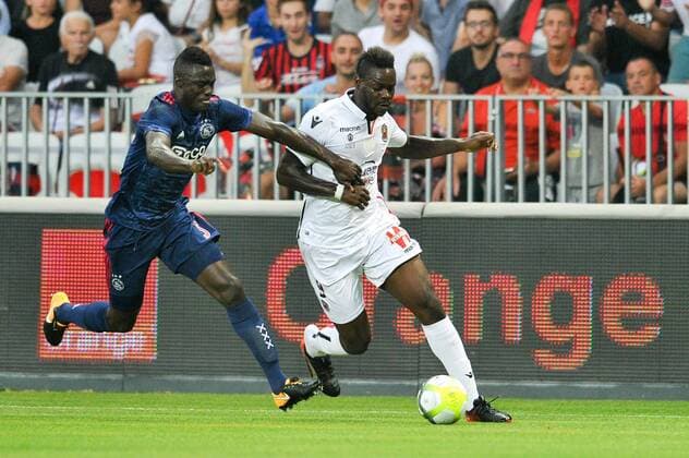 09 Mario Balotelli (nice) - 05 Davinson Sanchez (ajax) FOOTBALL : Nice vs Ajax Amsterdam - Ligue des Champions - 26 07 2017 FEP Panoramic 