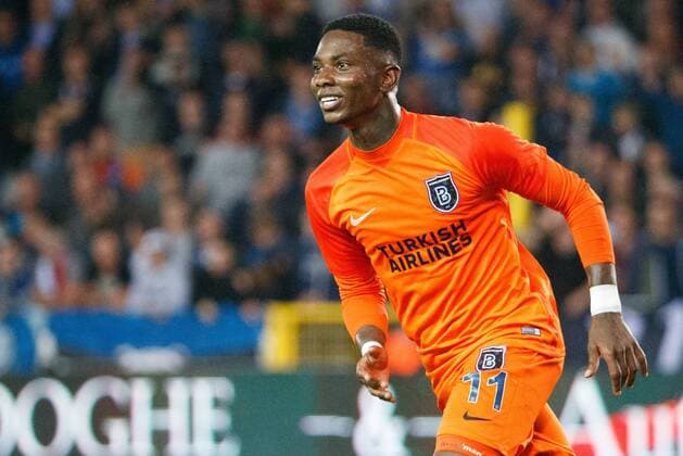Basaksehir s Eljero Elia celebrates after scoring during a soccer game between Belgian team Club Brugge KSV and Turkish club Istanbul Basaksehir F.K., the first leg of the third qualifying round for the UEFA Champions League competition, Wednesday 26 July 2017 in Brugge. KURTxDESPLENTER  x05139449x