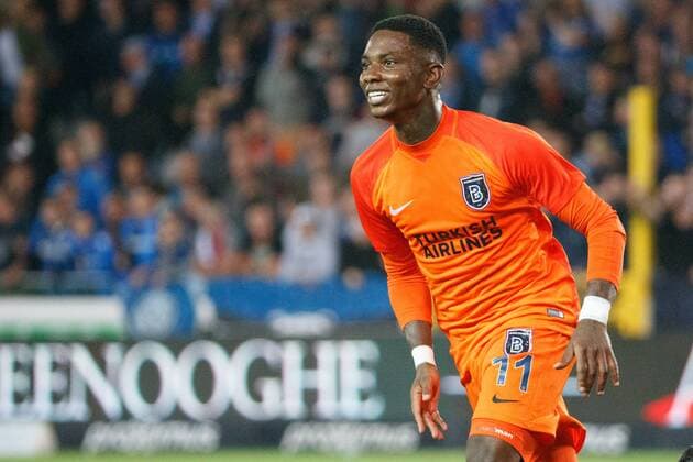 Basaksehir s Eljero Elia celebrates after scoring during a soccer game between Belgian team Club Brugge KSV and Turkish club Istanbul Basaksehir F.K., the first leg of the third qualifying round for the UEFA Champions League competition, Wednesday 26 July 2017 in Brugge. KURTxDESPLENTER  x05139448x