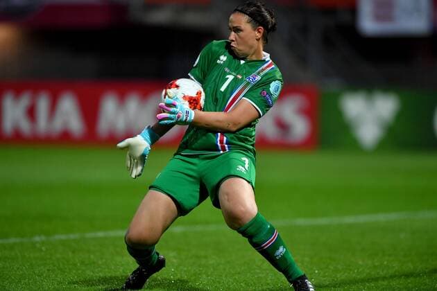 SOCCER - UEFA EURO EM Europameisterschaft Fussball 2017, ISL vs AUT ROTTERDAM,NETHERLANDS,26.JUL.17 - WOMEN SOCCER - UEFA Women s European Championship EM Europameisterschaft 2017, Group C, Iceland vs Austria. Image shows GudbjoergÊGunnarsdottir (ISL). GEPAxpictures xFlorianxErtl